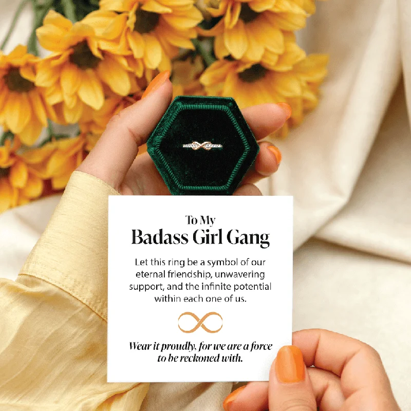 Badass Girl Gang Infinity Ring