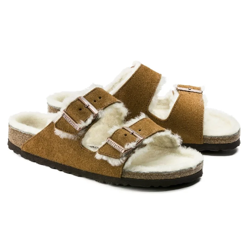 Birkenstock Women's Arizona Shearling Mink