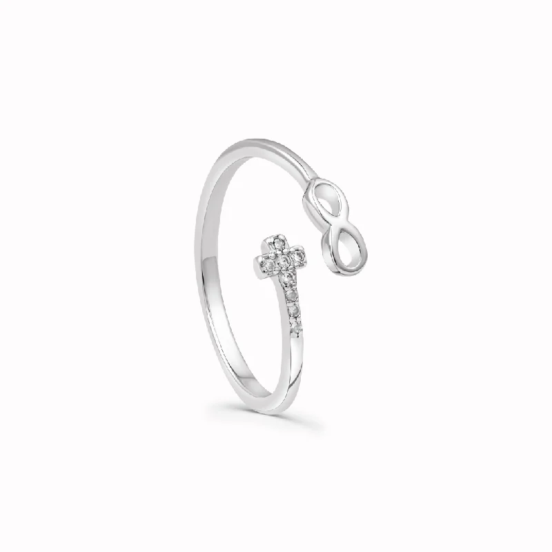 To My Daughter - Cross Infinity Ring