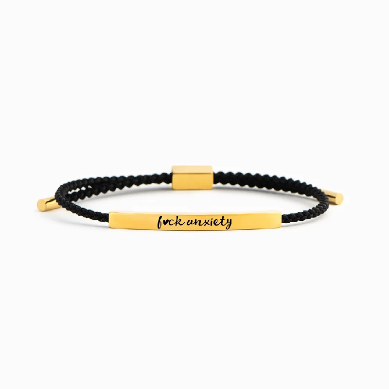 F♡ck Anxiety - Motivational Tube Bracelet