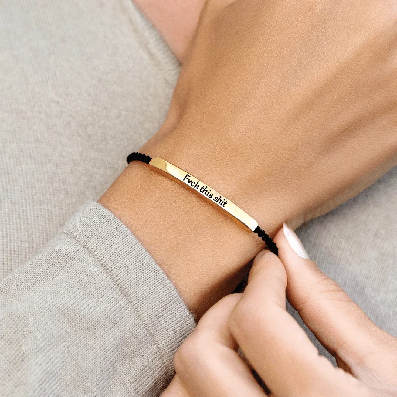 F♡ck This Shit - Motivational Tube Bracelet