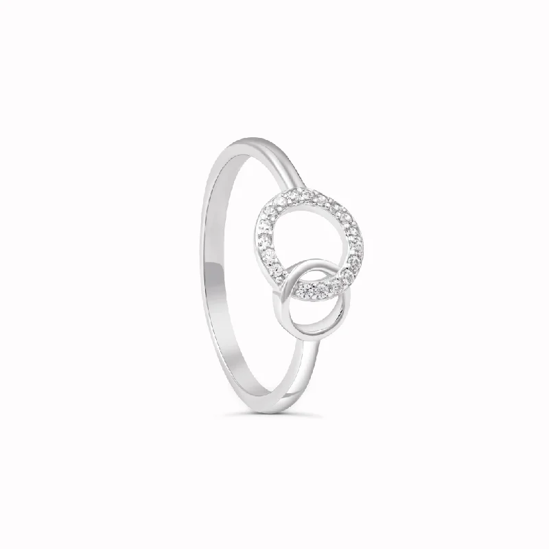 MOTHER DAUGHTER FOREVER LINKED FOREVER LOVED RING