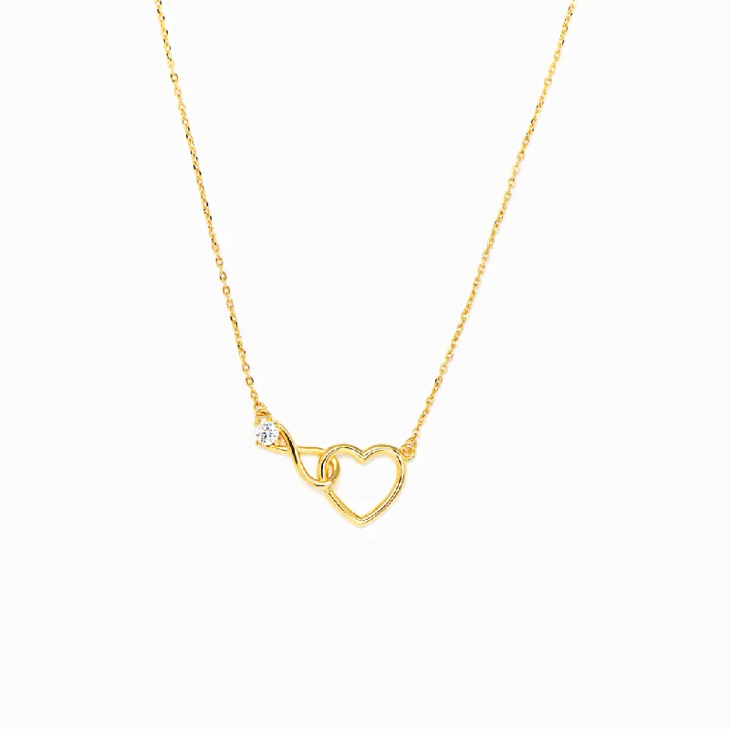 Mother & Daughter - Infinity Heart Necklace