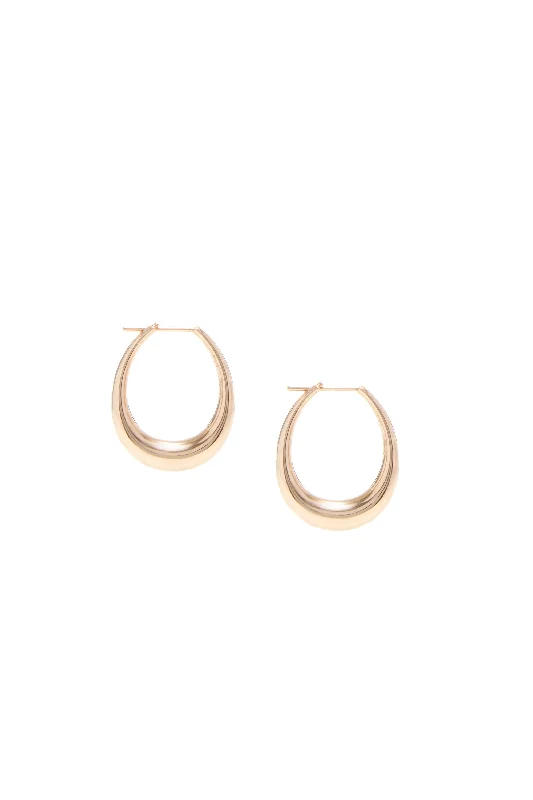 Small Drop Earrings in Yellow Gold 18K