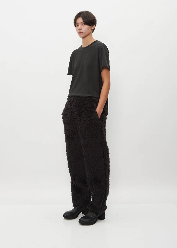 Faux Fur Pants