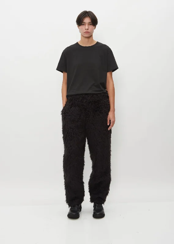 Faux Fur Pants