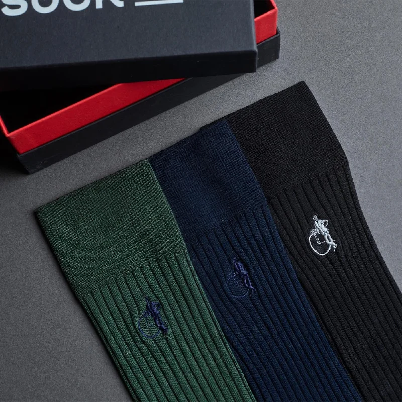 Simply Sartorial Socks - 3 Pair Gift Box